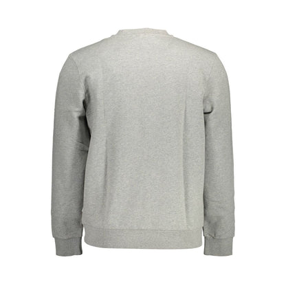 Sweatshirt Sweater by Napapijri for men in cotton gray showcases a downtown chic silhouette, artfully finished with a downtown chic and for a sophisticated, high-end look.