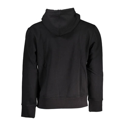 Hooded Sweatshirt Sweater by Calvin Klein for men in cotton polyester black showcases a discreet silhouette, finished with a discreet and for a discreet look.