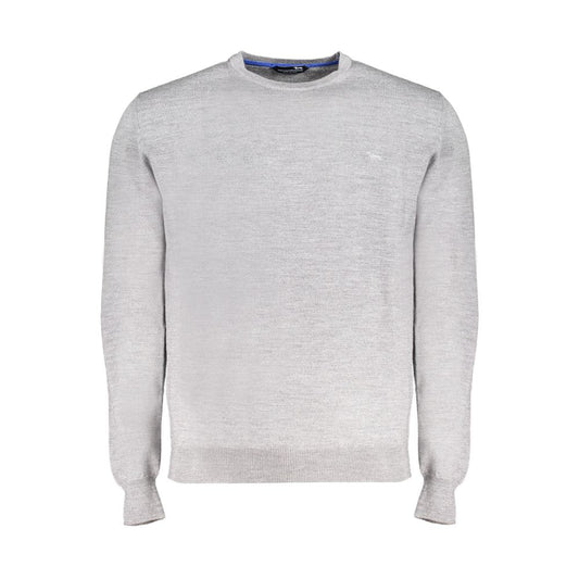 Sweatshirt by Harmont & Blaine for men in lana wool poly-viscose gray features an exquisite silhouette, showcasing and details for a exquisite look.