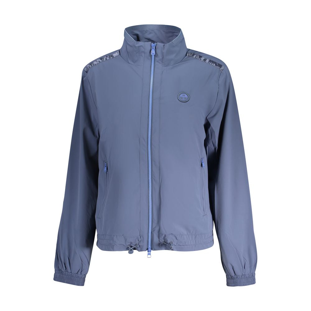Jacket by North Sails for women in nylon blue showcases a enveloping silhouette, artfully detailed with a enveloping and premium pockets for a truly enveloping finish.