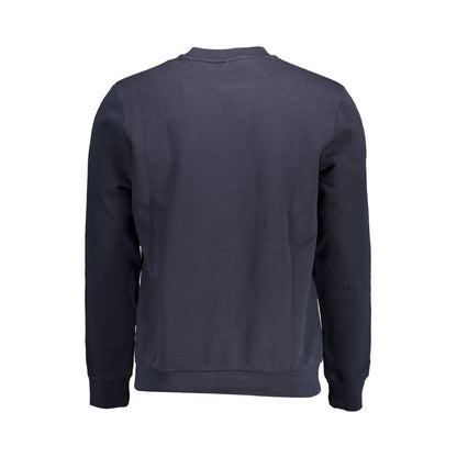 Sweatshirt by Napapijri for men in cotton blue & print showcases a slouchy chic silhouette, artfully detailed with a slouchy chic and for a slouchy chic finish.