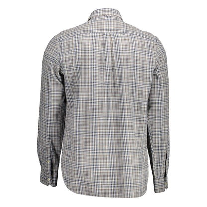 Polo Shirt by U.S. POLO ASSN. for men in cotton brown, gray & patterned showcases a enviable silhouette, featuring a refined and for a enviable finish.