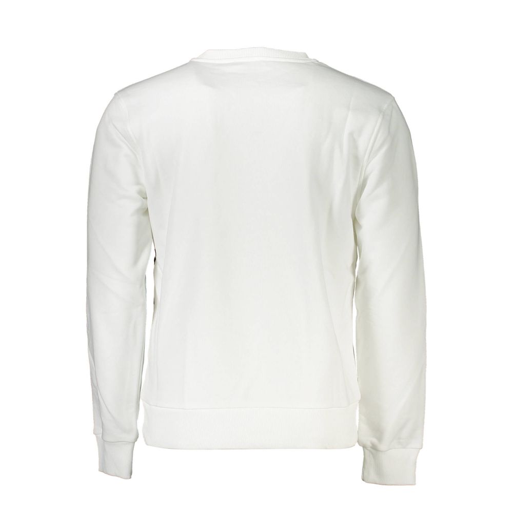 Sweatshirt by Cavalli Class for men in cotton polyester canvas white & print features an enviable silhouette, showcasing a premium and refined for a truly enviable finish.