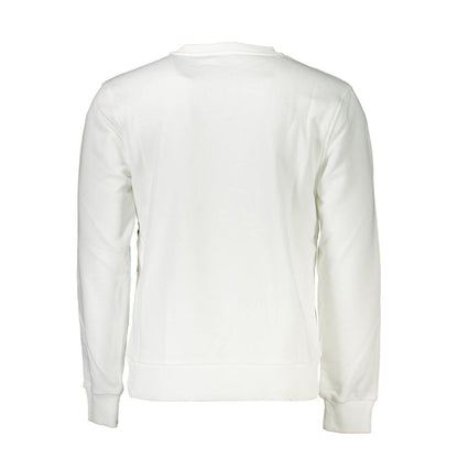 Sweatshirt by Cavalli Class for men in cotton polyester canvas white & print features an enviable silhouette, showcasing a premium and refined for a truly enviable finish.