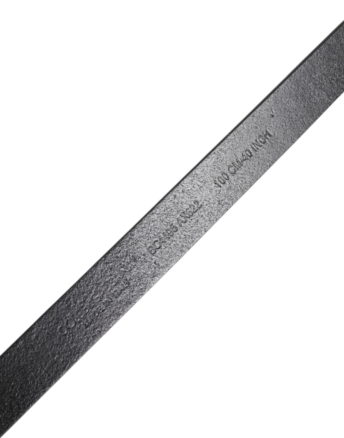 Dolce & Gabbana Calf Leather & Metal Belt - Black Gold