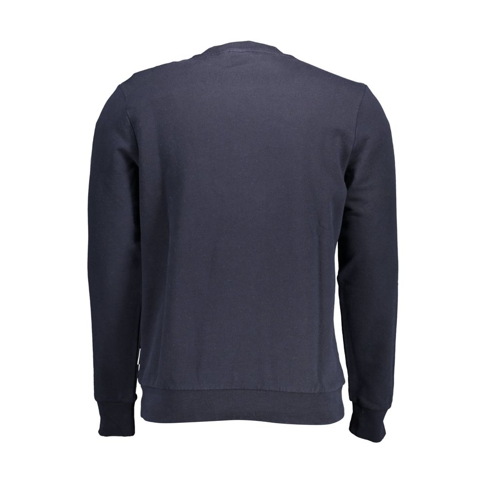 This Sweatshirt Sweater by Napapijri for men in cotton blue presents a understated silhouette, featuring a sophisticated and for a understated finish.