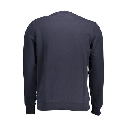 This Sweatshirt Sweater by Napapijri for men in cotton blue presents a understated silhouette, featuring a sophisticated and for a understated finish.