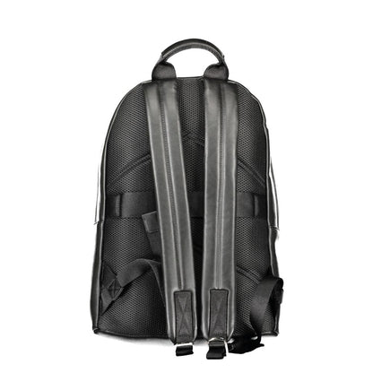 Backpack by Calvin Klein for men in polyester & polyethylene black features an stately silhouette from the Explorer Polyester & Polyethylene Backpack range, with a secure , ample internal-pockets & laptop-compartment, and versatile handle, backpack-strap & adjustable-strap.