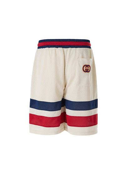 Shorts by Gucci for men in polyester cream features a resort ready with a short and , showcasing a resort ready silhouette for a premium finish.