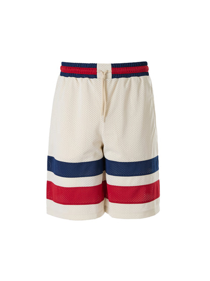 Shorts by Gucci for men in polyester cream features an modern and modern short with a to create a sophisticated, modern silhouette for the modern wardrobe.