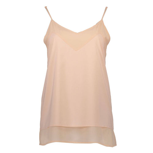 T-Shirt by Silvian Heach for women in polyester pink showcases a fashionable silhouette, elegantly detailed with a fashionable and for a sophisticated, high-fashion look.