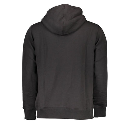Hooded Sweatshirt Sweater by Calvin Klein for men in cotton polyester black showcases a discreet silhouette, finished with a discreet and for a discreet look.