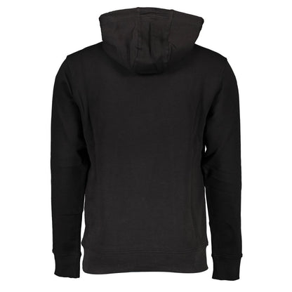 Tommy Hilfiger Men's Stretch Cotton Hooded Sweatshirt Sweater - Black