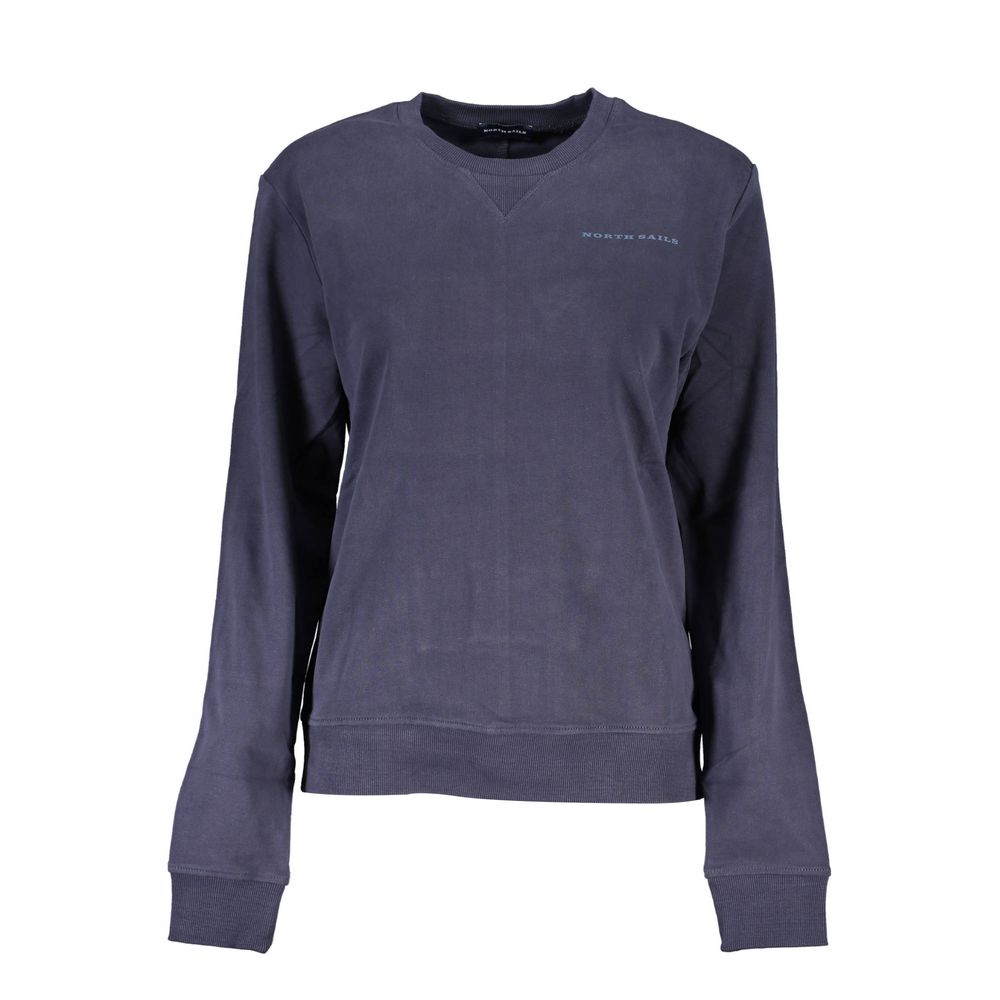 Sweatshirt Sweater by North Sails for women in organic cotton blue showcases an masterful silhouette, artfully detailed with a masterful round neckline and for a sophisticated, premium finish.