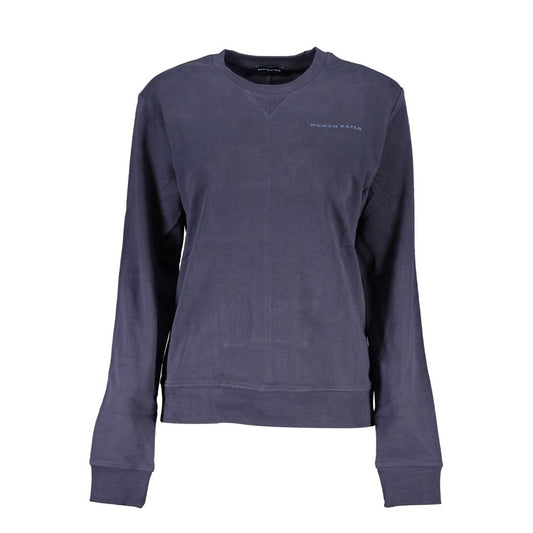 Sweatshirt Sweater by North Sails for women in organic cotton blue showcases an masterful silhouette, artfully detailed with a masterful round neckline and for a sophisticated, premium finish.