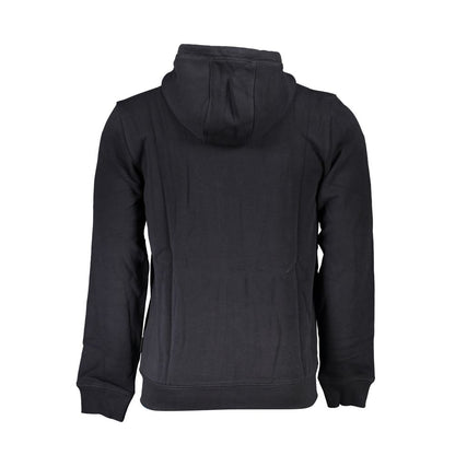Hooded Sweatshirt Sweater by Napapijri for men in cotton polyester black features an tactile silhouette, showcasing a sophisticated and tactile for a refined finish.