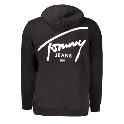 Hooded Sweatshirt Hoodie by Tommy Hilfiger for men in cotton black & print features an luminous silhouette, showcasing a sophisticated and for a truly luminous look.
