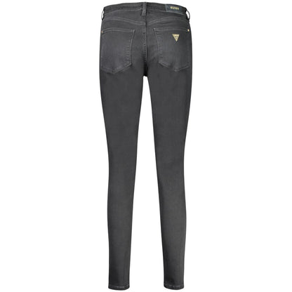 Jeans by Guess Jeans for women in cotton black features an sophisticated and skinny with a precise long, creating a sophisticated and sophisticated silhouette.