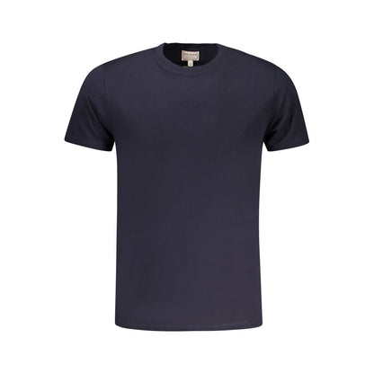 Guess Jeans Men's Short-Sleeve Crew Neck Cotton T-Shirt - Blue