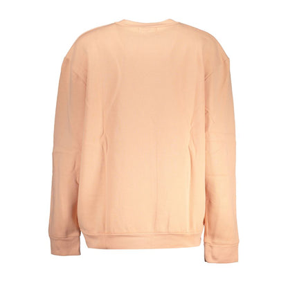Sweatshirt by Cavalli Class for women in cotton polyester pink & print presents a smart casual silhouette, featuring a smart casual and for a sophisticated look.