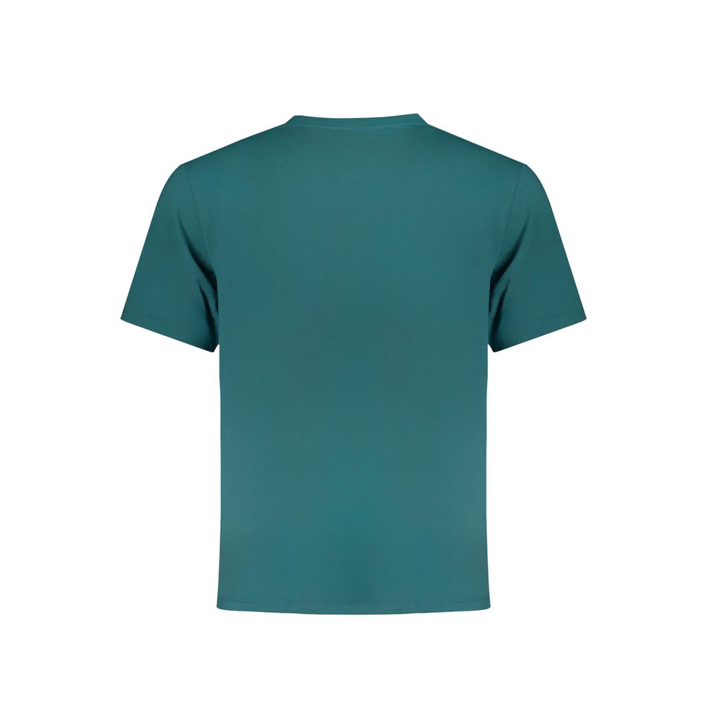 T-Shirt by Wrangler for men in cotton green & print features an edgy silhouette, meticulously detailed with a sophisticated and for a truly edgy finish.