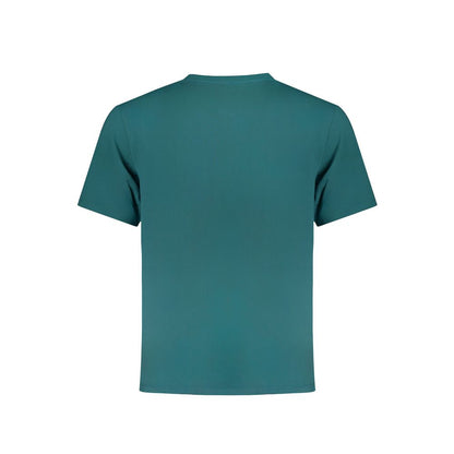 T-Shirt by Wrangler for men in cotton green & print features an edgy silhouette, meticulously detailed with a sophisticated and for a truly edgy finish.