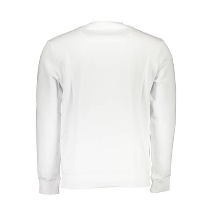 Sweatshirt by North Sails for men in cotton polyester white & print features an exquisite silhouette, showcasing and details for a exquisite look.
