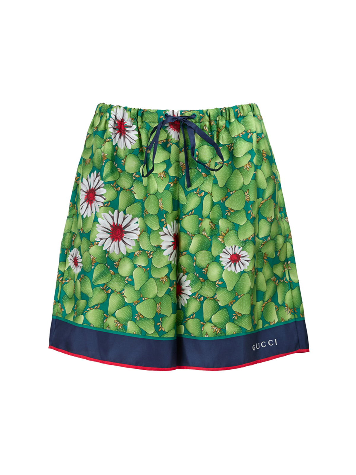 Shorts by Gucci for women in silk green features an modern and modern short with a to create a sophisticated, modern silhouette for the modern wardrobe.