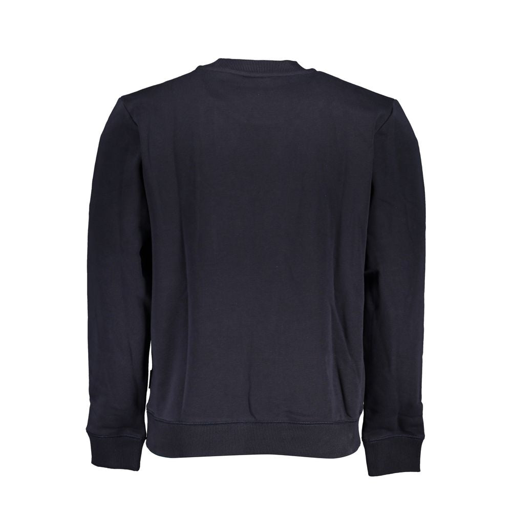 Sweatshirt Sweater by Napapijri for men in cotton polyester blue features an polished silhouette, showcasing refined and a sophisticated for a truly polished finish.