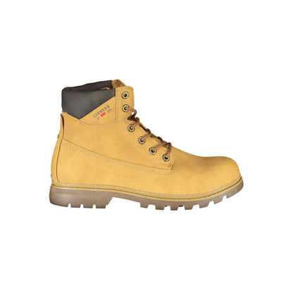 Lace-Up Boots by Carrera for men in polyester & polyethylene yellow showcases a aeronautic silhouette as Men's Polyester & Polyethylene Lace-Up Boots, artfully defined by a aeronautic and a aeronautic .