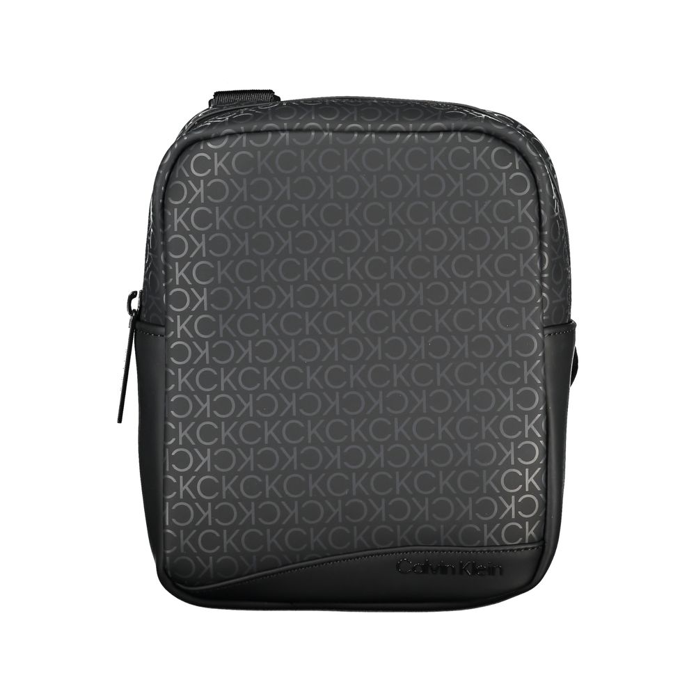 Shoulder Bag by Calvin Klein for men in polyester & polyethylene black features a stately silhouette, showcasing a secure , ample external-pockets & internal-pockets, and stately shoulder-strap & adjustable-strap for a stately finish.