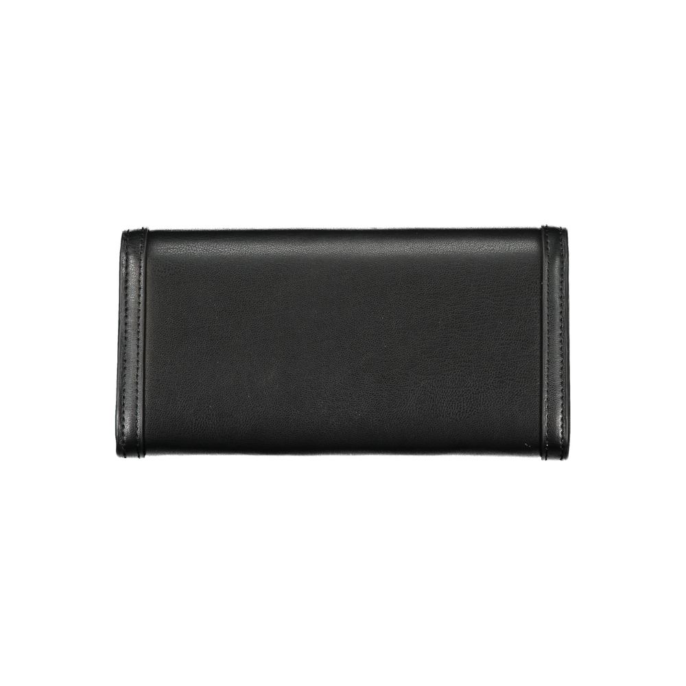 Cardholder Wallet by Tommy Hilfiger for women in polyethylene black showcases a refined silhouette, artfully detailed with the signature style of the Polyethylene Cardholder Wallet and functional card-organization coin-purse.