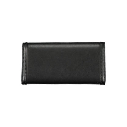 Cardholder Wallet by Tommy Hilfiger for women in polyethylene black showcases a refined silhouette, artfully detailed with the signature style of the Polyethylene Cardholder Wallet and functional card-organization coin-purse.