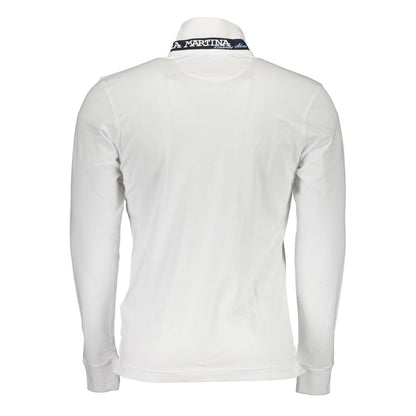 This Polo Shirt by La Martina for men in stretch cotton white presents a flawless silhouette, showcasing flawless detailing and a refined for a truly flawless aesthetic.