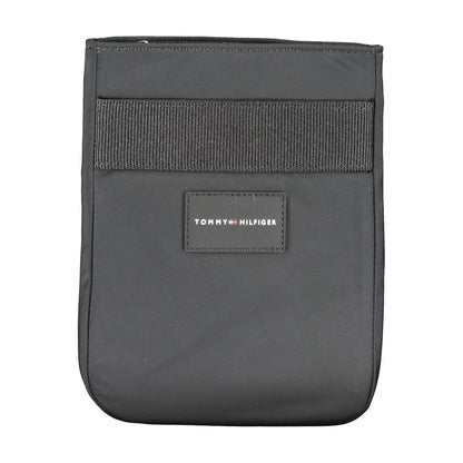 Shoulder Bag by Tommy Hilfiger for men in polyester black features a effortless chic silhouette with a secure zipper, ample external-pockets & internal-pockets, and versatile shoulder-strap & adjustable-strap for a effortless chic finish.