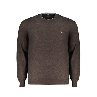 Sweatshirt by Harmont & Blaine for men in polyamide wool brown, green & print features an exquisite silhouette, showcasing long-sleeve and details for a exquisite look.
