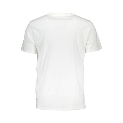 Levi's Crisp Men's Short-Sleeve Cotton T-Shirt - White Print