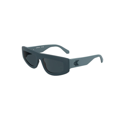 Sunglasses by Calvin Klein for women in blue showcases a ethereal silhouette, featuring blue coloured frame with for a ethereal finish.