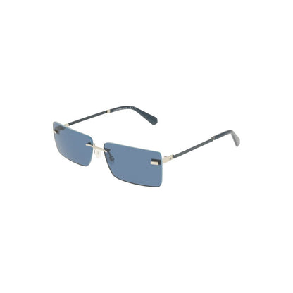 This Sunglasses by Calvin Klein for women in metal blue & signature presents a sumptuous silhouette, showcasing a sumptuous in blue coloured frame and high-performance .