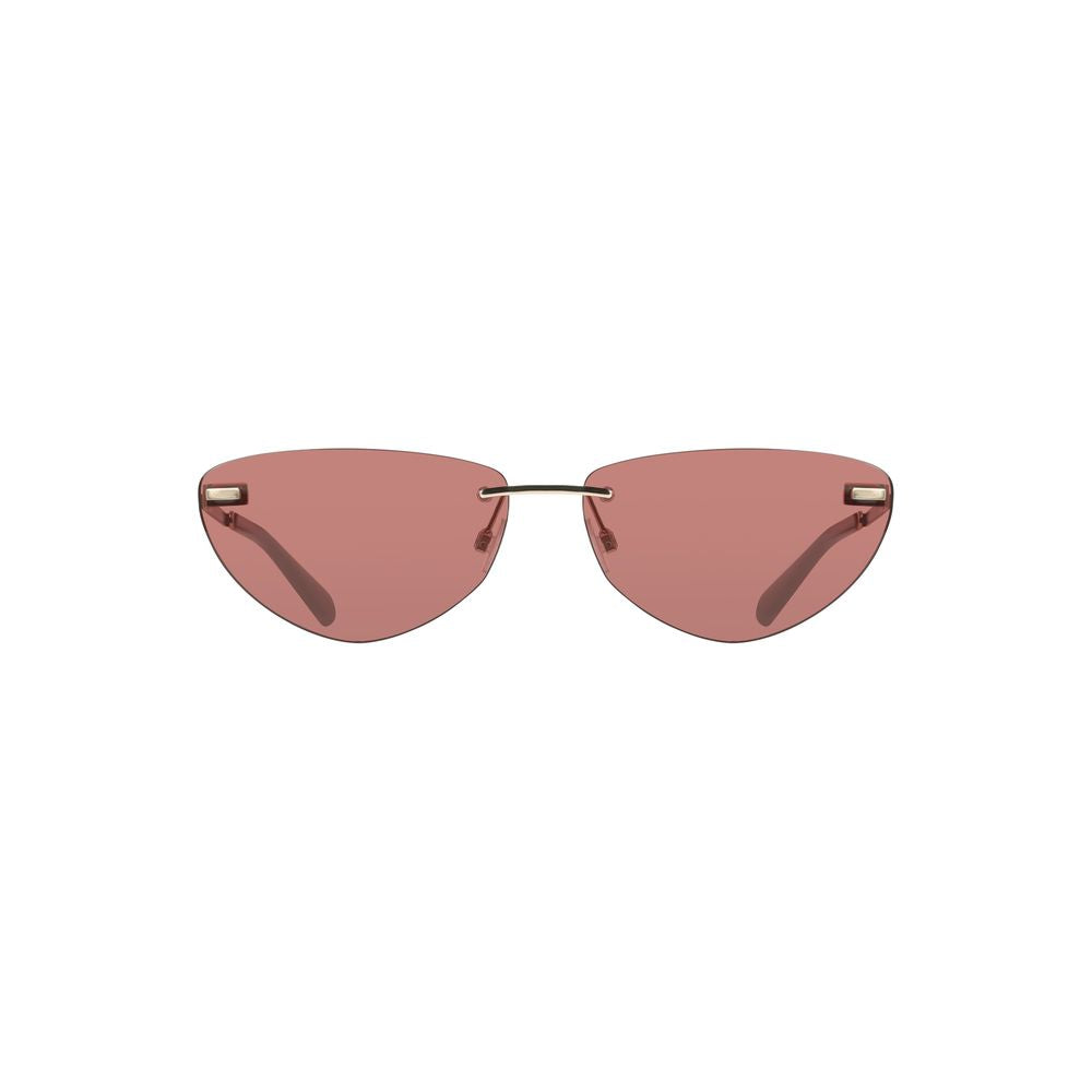 Sunglasses by Calvin Klein for women in pink features a sumptuous silhouette, showcasing a sumptuous in pink coloured frame with high-performance .