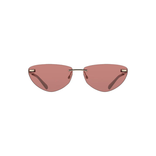 Sunglasses by Calvin Klein for women in pink features a sumptuous silhouette, showcasing a sumptuous in pink coloured frame with high-performance .