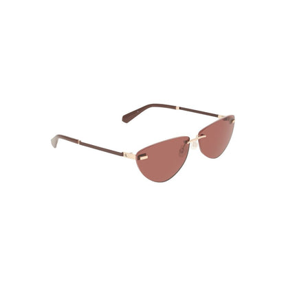 Sunglasses by Calvin Klein for women in and pink featuring an opulent with a sophisticated pink coloured frame finish and high-performance .