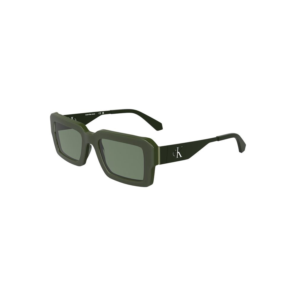 Sunglasses by Calvin Klein for women in acetate and green featuring an opulent with a sophisticated green coloured frame finish and high-performance .