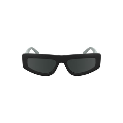 Sunglasses by Calvin Klein for women in and black featuring an opulent with a sophisticated black coloured frame finish and high-performance .