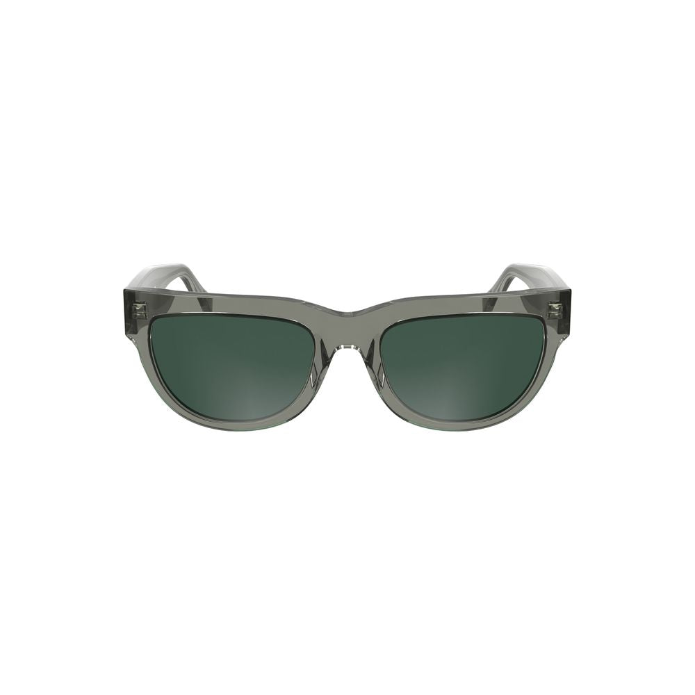 Sunglasses by Calvin Klein for women in gray features an ethereal square frame design with gray coloured frame frames and for a ethereal finish.