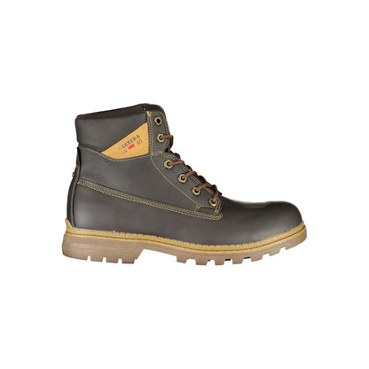 Lace-Up Ankle Boots by Carrera for men in polyester & polyurethane brown features an high-performance design from the Men's Polyester & Polyurethane Lace-Up Ankle Boots collection, highlighting a high-performance and for a refined look.