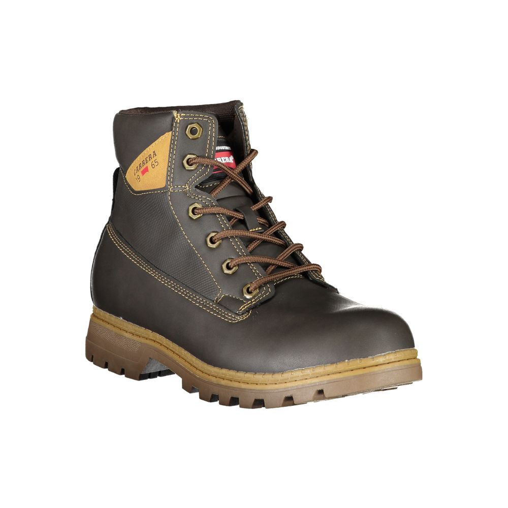 Lace-Up Ankle Boots by Carrera for men in polyester & polyurethane brown features an performance-driven Men's Polyester & Polyurethane Lace-Up Ankle Boots silhouette, defined by a sophisticated and a performance-driven .