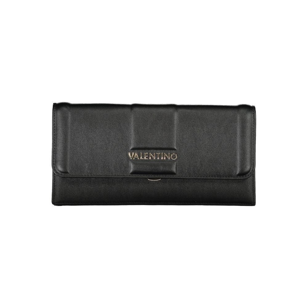 This Evening Pouch Handbag by Mario Valentino for women in polyethylene and black presents a sculptural silhouette featuring a secure snap, ample document-holder & internal-pockets, and versatile shoulder-strap & detachable-strap for a sculptural finish.