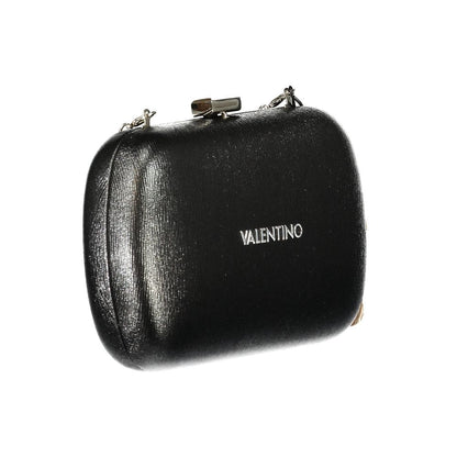 Handbag by Mario Valentino for women in polyethylene black features a refined silhouette, showcasing a secure snap, organized , and versatile shoulder-strap & detachable-strap for a refined finish.