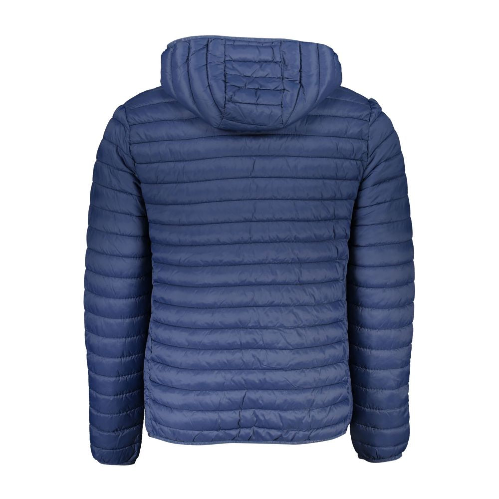 Hooded Jacket by North Sails for men in polyamide blue features a smart silhouette, perfectly accentuated by its unique hooded neckline and functional pockets & hooded for a smart finish.